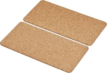 Tala FSC Mix 2 obdĺžnikové stojany na hrnce z prírodného korku 40x20x1cm