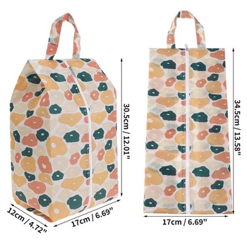 2 kusy cestovných tašiek na topánky, polyester, vodeodolné