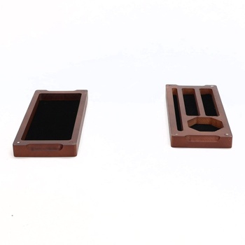 Drevená krabička na kocky Hunmor DND, hracia doska na kocky 24x10 cm, tácka na kocky s tanierom na