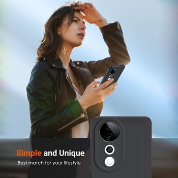 Púzdro pre telefón Vivo V40 5G / Vivo S19 Pro 5G - Silikónové ochranné púzdro, Nárazuvzdorné,