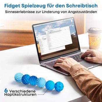 12 magnetických hraček Fidget, 12 silikonových magnetických stresových míčků pro děti, magnetické