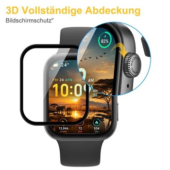 Ochranné tvrdené sklo pre Huawei Watch Fit 3, balenie 3 ks [odolné proti poškriabaniu][bez