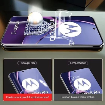 2 hydrogélové ochranné fólie na displej pre Motorola Moto G87 5G/G67 5G/G77 5G