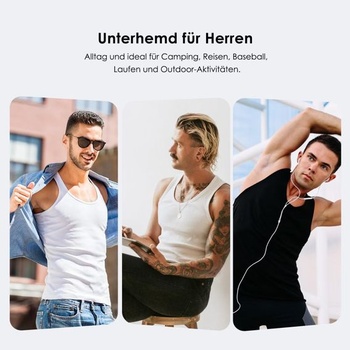 Pánske tielko YouShow, 3/5 kusov, 100% bavlnené, 3XL, 3*biele
