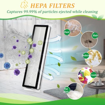 6 HEPA filtrů pro náhradní díly s HEPA filtrem pro vysavače Dreame D9/D9 Max/D9 Pro/L10 Pro/D10s Pro