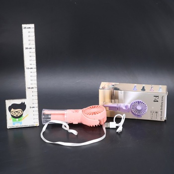 Ruční ventilátor s vodním chlazením, mini ventilátor s vodou, dobíjecí ruční ventilátor se 4