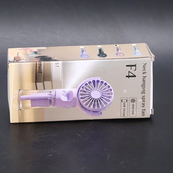 Ručný ventilátor s vodným chladením, mini ventilátor s vodou, dobíjací ručný ventilátor so 4