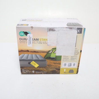 Intex Twin Dura-Beam Prestige Air Bed s Fastfill USB pumpou, nafouknutá velikost: 99 cm x 191 cm x