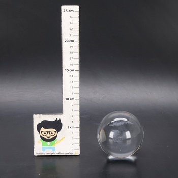 YATOSEEN 3D krištáľová guľa medúzy s viacfarebným nočným svetlom, K9 Crystal Mini model morskej