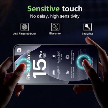 Fitudoos pre Xiaomi Redmi Note 15 pre 5G [2 ks] Ochranné tvrdené sklo na displej + ochranná fólia