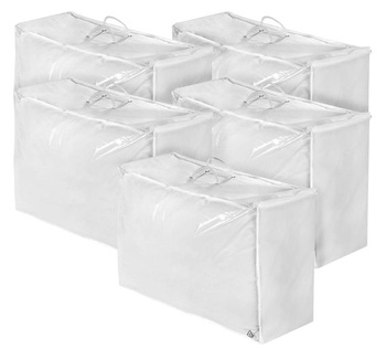 Sada 5 úložných tašiek na periny a vankúše Sleepling 58x40x25cm 58 x 40 x 25 cm - 5dielna sada