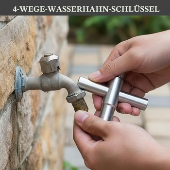 Čtyřhranný klíč, 4cestný, vnitřní rozměry 6,5 mm/7 mm/8 mm/9 mm, klíč do rozvaděčové skříně,
