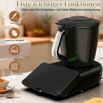 Ochranná fólia na displej pre Thermomix TM7, silikónový kryt, odolný proti poškriabaniu, vodeodolný a