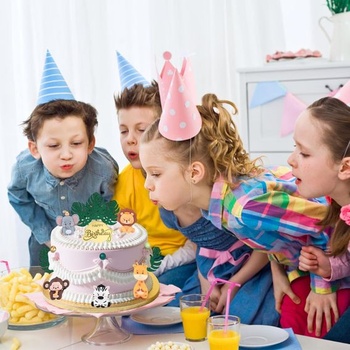 30 guličiek na zdobenie torty - Dekorácia na torty so zvieratkami - Dekorácia na torty k narodeninám s