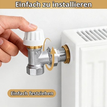 Termostatický radiátorový ventil 1/2
