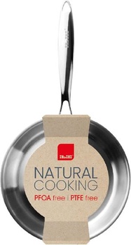 Panvica IBILI Natural Trojitá vrstva, 24 cm, nerezová oceľ, vhodná na indukciu, bez nepriľnavého