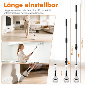Elektrický čistící kartáč Ibergrif M34104