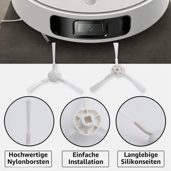 Príslušenstvo pre robotické vysávače Xiaomi Robot Vacuum X10+, X20+: 1 hlavná kefa, 4 prachové