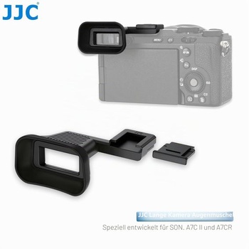 Veľká silikónová očnica JJC pre Sony A7CII A7CR, s päticou pre blesk A7CR a A7CII
