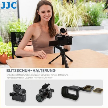 Velká silikonová očnice JJC pro Sony A7CII A7CR, s paticí pro blesk A7CR a A7CII