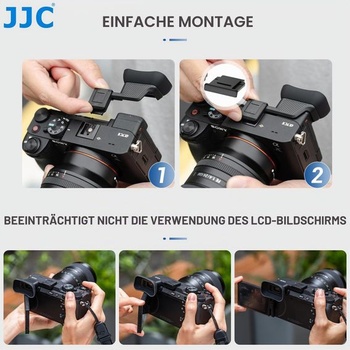 Velká silikonová očnice JJC pro Sony A7CII A7CR, s paticí pro blesk A7CR a A7CII