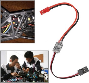 Greluma 1 kus 4A RC diaľkovo ovládaný AUX spínač zapnutie/vypnutie relé pre RC auto, nákladné auto,