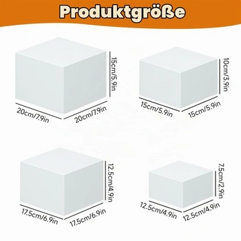 Akrylové stojany Gaeshow na bufet, 4 ks