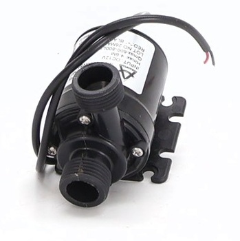 QWORK® 2 kusy DC 12V vodné čerpadlo 800L/H 5M, bezkefové ponorné vodné čerpadlo, pre solárne