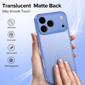Puzdro ivoler pre iPhone 17 Pro, [vojenský štandard] nárazuvzdorné a poškriabané puzdro na