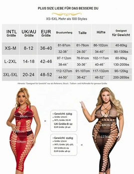 Dámske body comeondear s otvoreným rozkrokom, veľkosť XS-5XL, sexi bielizeň, erotické 3XL-5XL,
