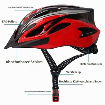 Cyklistická helma pro dospělé, cyklistická helma, cyklistická helma pro muže a ženy, doporučená