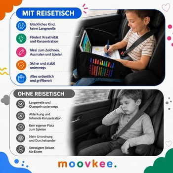 Dětský cestovní stůl moovkee.