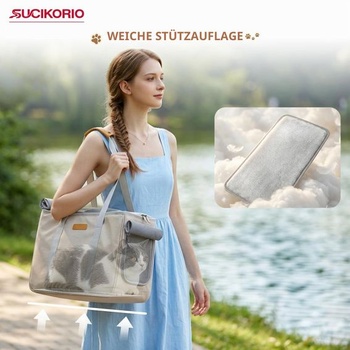 Prepravka pre mačku Sucikorio B1092-White