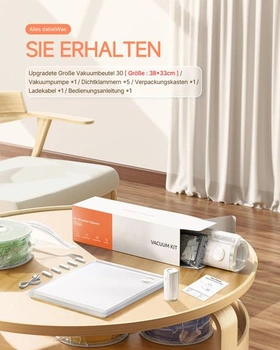 Sada vakuových sáčků YOOPAI pro filamenty do 3D tiskáren s automatickým čerpadlem, 30 extra velkých