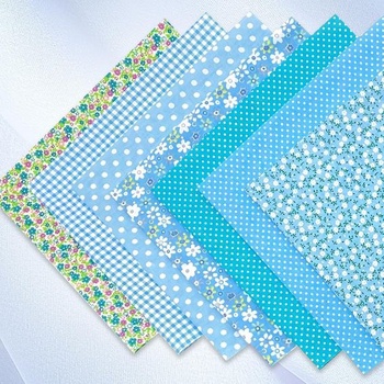 7 kusov 100% bavlnenej látky, 50 x 50 cm, na šitie a patchwork.