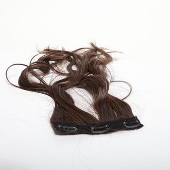 BARSDAR Clip-in prodlužování vlasů Hnědé, 50 cm Vlnité Vrstvené Clip-in prodlužování pro ženy 5 ks