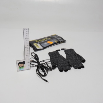 Pletené USB vyhrievané rukavice Healifty