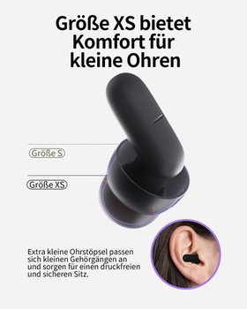 3 páry ušných nástavcov Qufits pre špunty do uší QubitPulse Dream a Bloom na spanie, ultra mäkké ušné