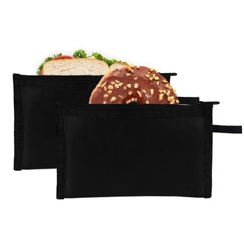 Moyad opakovane použiteľné desiatové tašky, malé, mini desiatové tašky na zips