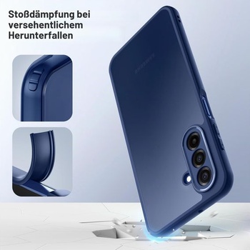Matný kryt JETech pre Samsung Galaxy A17, modrý Galaxy A17 modrý