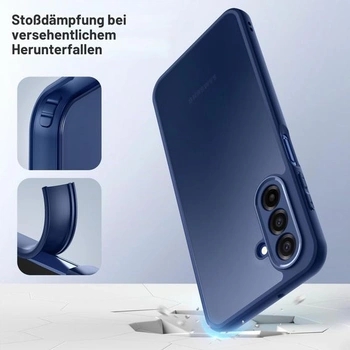 Matný kryt JETech pro Samsung Galaxy A17, modrý Galaxy A17 modrý