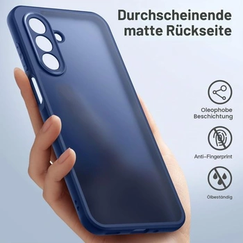 Matný kryt JETech pro Samsung Galaxy A17, modrý Galaxy A17 modrý