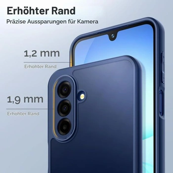 Matný kryt JETech pro Samsung Galaxy A17, modrý Galaxy A17 modrý