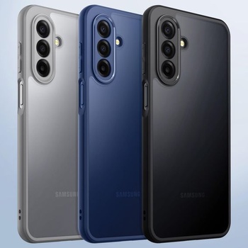 Matný kryt JETech pre Samsung Galaxy A17, modrý Galaxy A17 modrý