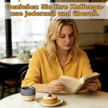 Súprava 4 porcelánových šálok na espresso, keramické šálky na espresso, mini šálky na espresso 150ml,