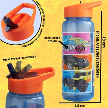 Krabička a fľaša Get Trend Hot Wheels