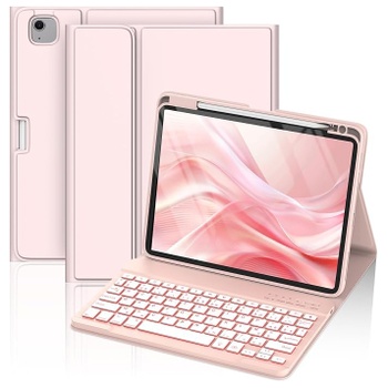 Puzdro s klávesnicou MMK ružové pre iPad Air