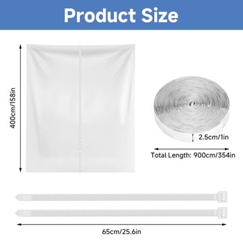 Tesnenie okna 400 cm pre mobilné klimatizácie, tesnenie okna klimatizácia, sušička prádla, sušička