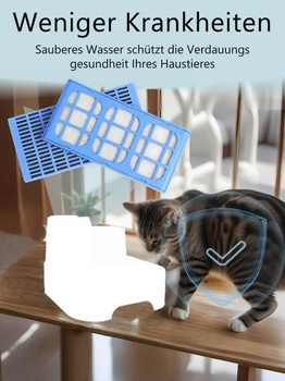 Filtre Cat Mates, Náhradné filtre do pítok pre psov a mačky, Vylepšená verzia, Ešte lepšia chuť, 12