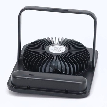 WHATOOK USB ventilátor tichý: plynulé ovládání 1-100, baterie 2000mAh stolní ventilátor s LED